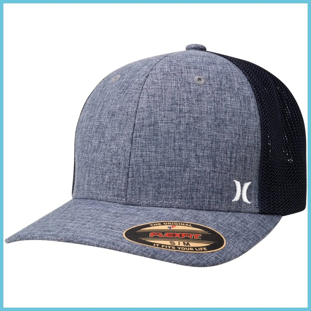 Polyester Mesh Panel Baseball Cap Fitted Hat for … - image 1
